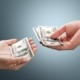 Money exchanging hands