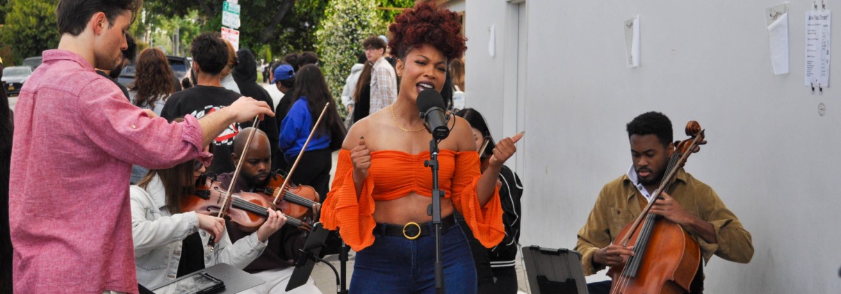 India Carney performs at Songs with Strings concert