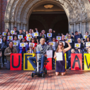 Non-tenured faculty deliver union letter December 10 2024.