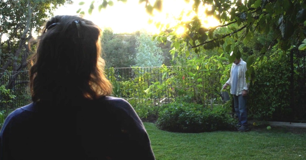 Scene from "Peripheral" in the garden.