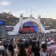 The audience filled the Hollywood Bowl for the benefit concert.
