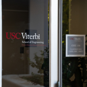 Door of USC Viterbi office