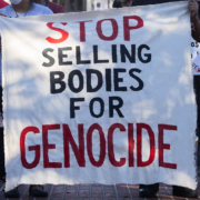 sign at the sjp protest