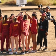 USC cross country in the PAC-12 XC Championships.
