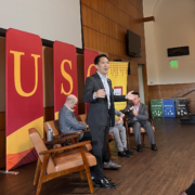 President Kim speaks at open dialogue project event