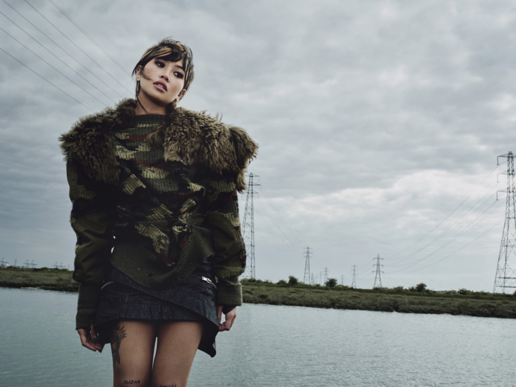 beabadoobee in the photoshoot for her new album, "Pylon"